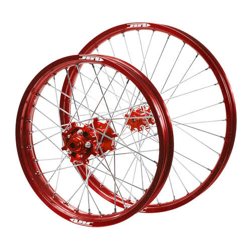 JTR Speedway Red Hubs / Red Rims Wheel Set 23 / 19*2.15