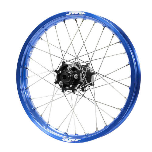 JTR Speedway Blue Rims / Black Hubs Rear Wheel