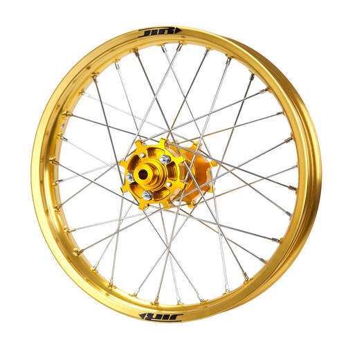 JTR Speedway Gold Hubs / Gold Rims Rear Wheel 19*2.15