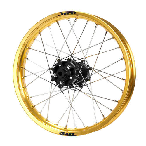 JTR Speedway Black Hubs / Gold Rims Rear Wheel 19*2.15