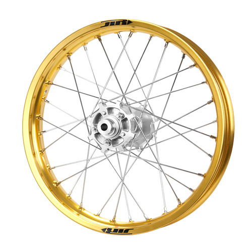 JTR Speedway Silver Hubs / Gold Rims Rear Wheel 19*2.15