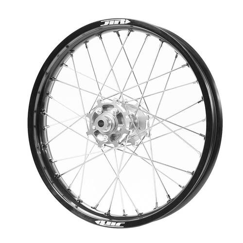 JTR Speedway Silver Hubs / Black Rims Rear Wheel 19*2.15