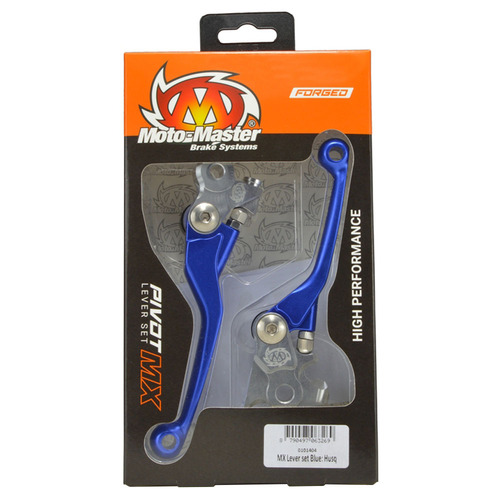 Moto-Master Yamaha Blue MX Pivot Brake & Clutch Lever Set