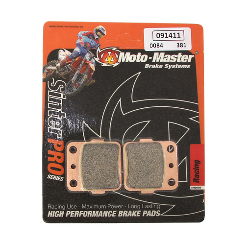 Moto-Master Kawasaki SinterPro Racing Rear Brake Pads KX 85 2001-2024