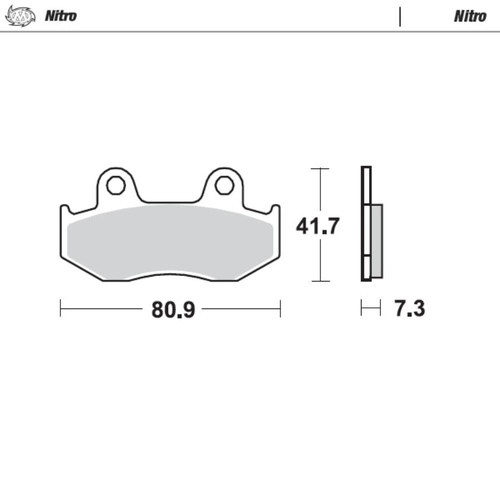 Moto-Master Honda SinterPro Racing GP Rear Brake Pads (MM-090421)
