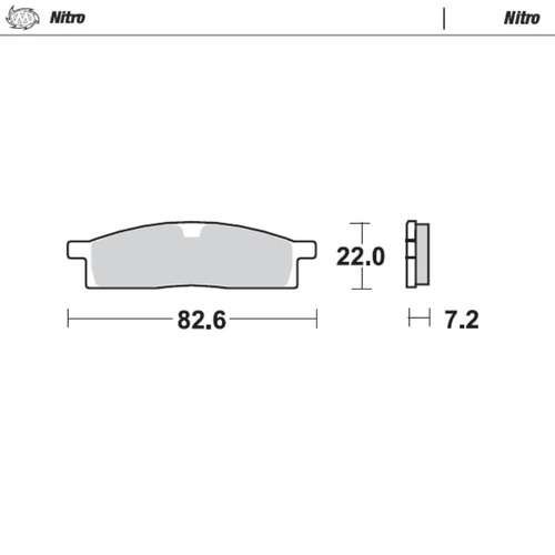 Moto-Master Yamaha Nitro Sport Left Front Brake Pads (MM-091221)