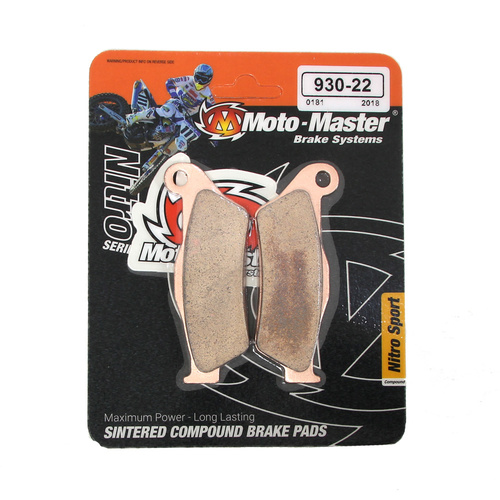 Moto-Master TM Nitro Sport Front Brake Pads