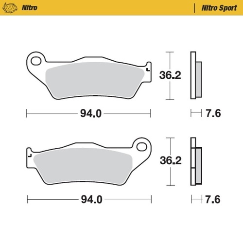 Moto-Master Gas Gas EX 350 F 2021-2025 Nitro Sport Front Brake Pads