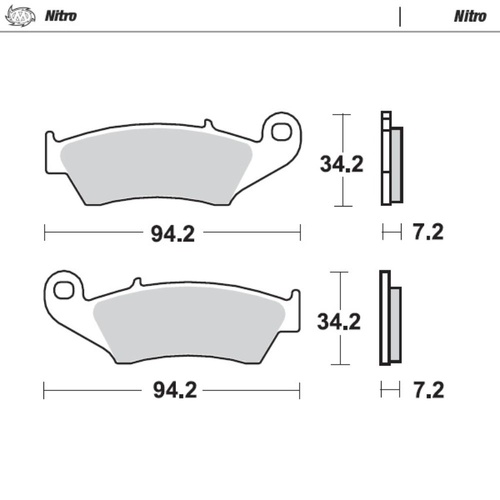 Moto-Master Aprilia Nitro Front Brake Pads (MM-093421)