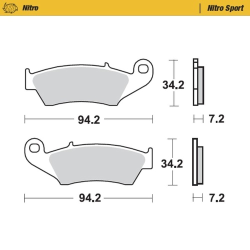 Moto-Master Yamaha Nitro Sport Front Brake Pads