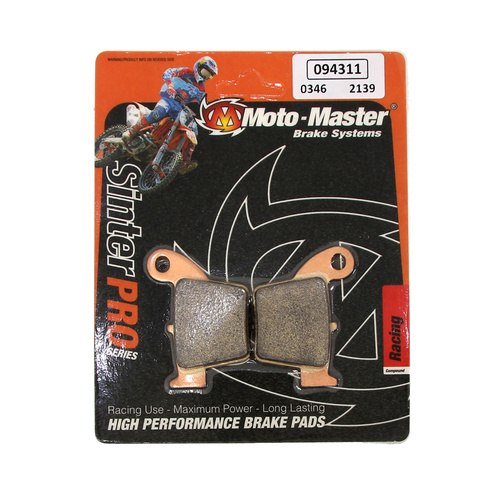 Moto-Master Honda SinterPro Racing Rear Brake Pads CRF 150 R 2007-2024