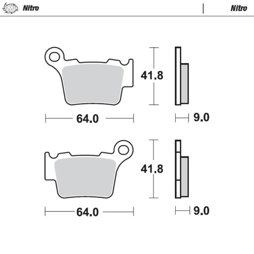 Moto-Master KTM 65 SX 2023-2025 Nitro Front Brake Pads