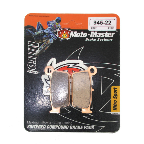 Moto-Master Aprilia Nitro Sport Rear Brake Pads (MM-094522)