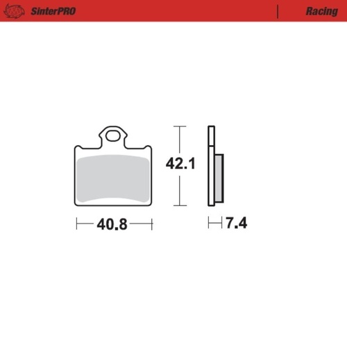 Moto-Master KTM SinterPro Racing Rear Brake Pads (MM-096711)