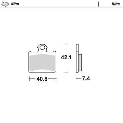 Moto-Master KTM 85 SX 2011-2020 Nitro Rear Brake Pads