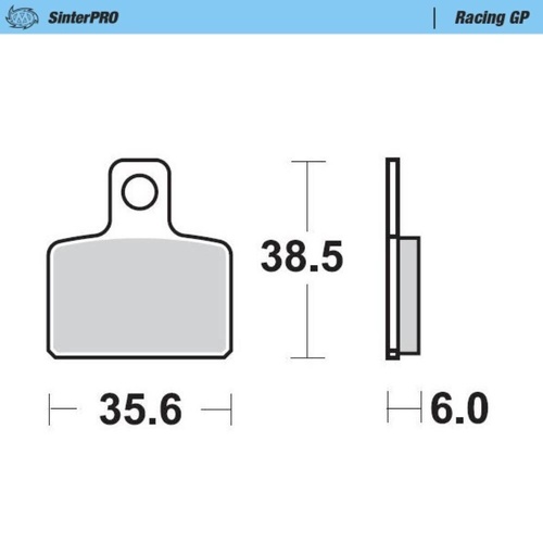 Moto-Master Aprilia SinterPro Racing GP Left Front Brake Pads