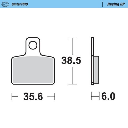 Moto-Master Gas Gas TXT GP 280 2018-2025 SinterPro Racing GP Rear Brake Pads