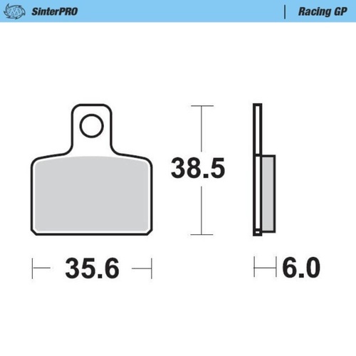 Moto-Master Aprilia MINI RX 50 2004-2005 SinterPro Racing GP Front Brake Pads