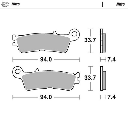 Moto-Master Yamaha Nitro Sport Left Front Brake Pads (MM-099821)