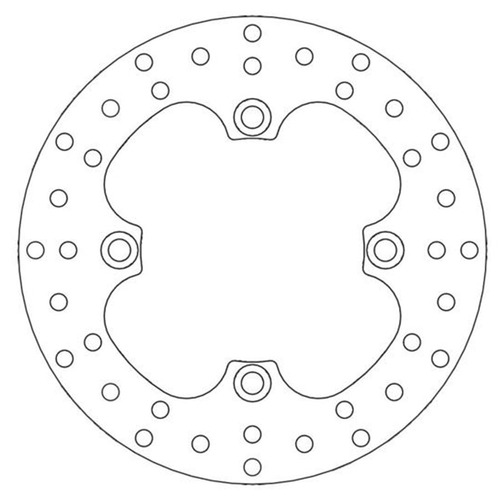 Moto-Master Honda Rear Round Series ATV Disc TRX 400 X 2012-2014