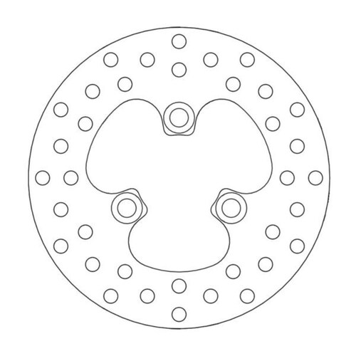 Moto-Master Kawasaki KFX 400 2003-2006 Left Front Round Series Disc
