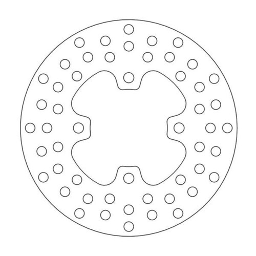 Moto-Master Polaris Left Front Round Series Disc PREDATOR 500 2006-2008