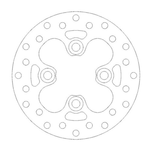 Moto-Master Kawasaki KFX 450 R 2008-2015 Left Front Round Series Disc