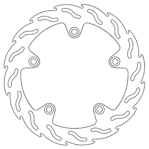 Moto-Master BMW Streetbike Rear Flame Fixed Disc (MM-110323)