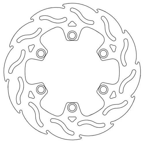 Moto-Master Kawasaki Rear Flame Fixed Disc (MM-110385)