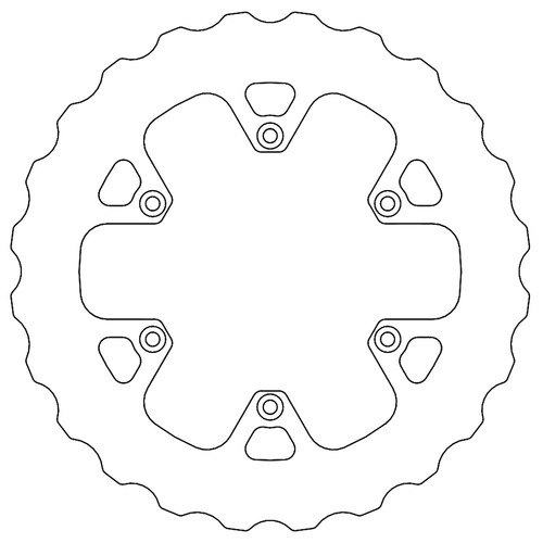 Moto-Master Beta Rear Mud Solid Disc RR 125 2018-2024