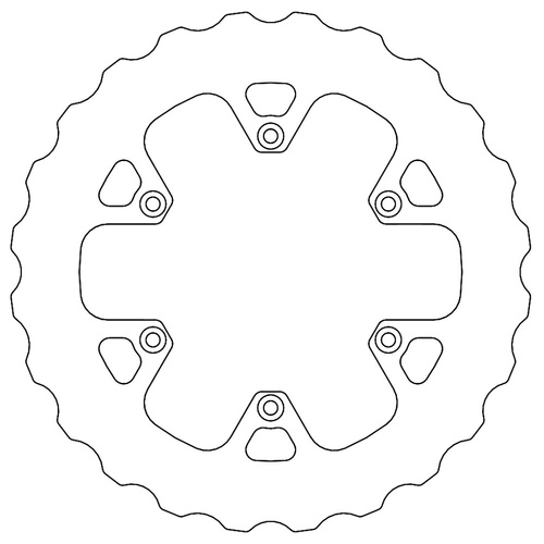 Moto-Master Beta Rear Mud Solid Disc RS 390 4T 2017-2024