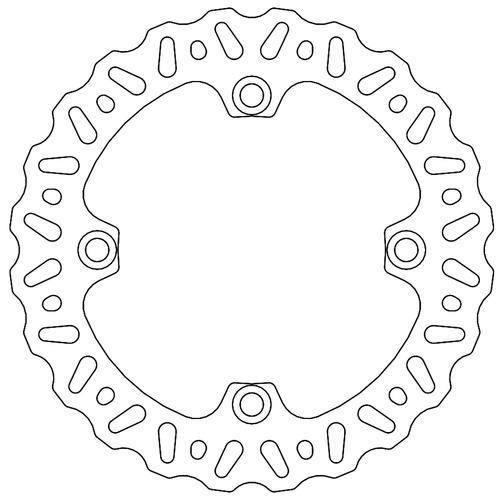 Moto-Master Honda Rear Nitro Series Disc (MM-110715)