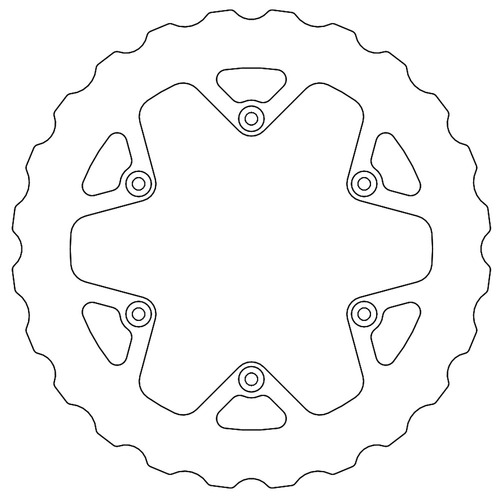 Moto-Master Fantic XEF 250 2021-2025 Rear Mud Solid Disc