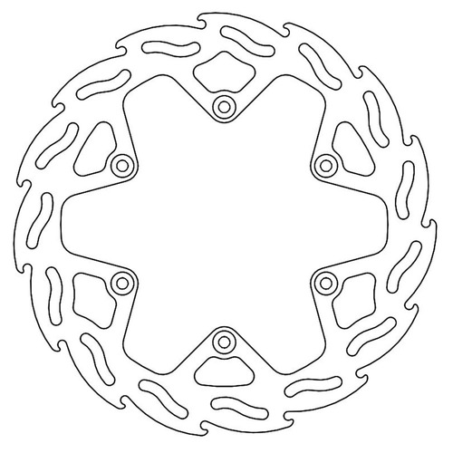 Moto-Master Fantic XE 300 2024-2025 Rear Flame Fixed Disc
