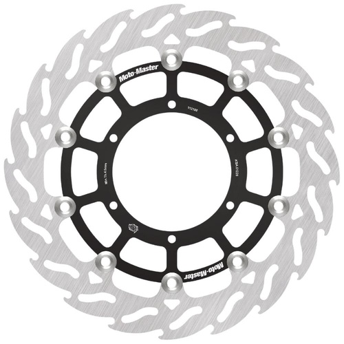 Moto-Master BMW Streetbike Left Front Flame Floating Disc (MM-112108)