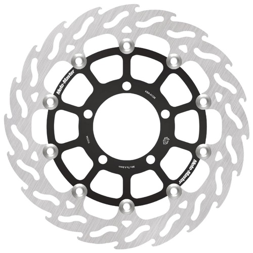 Moto-Master Triumph Streetbike Left Front Flame Floating Disc (MM-112164)
