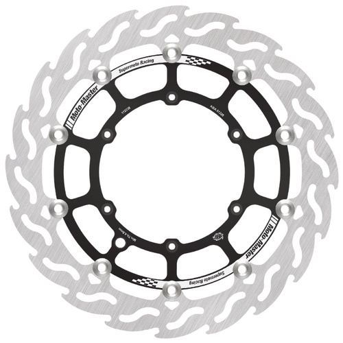 Moto-Master Triumph 320mm Supermoto Front Left Flame Floating Racing Disc