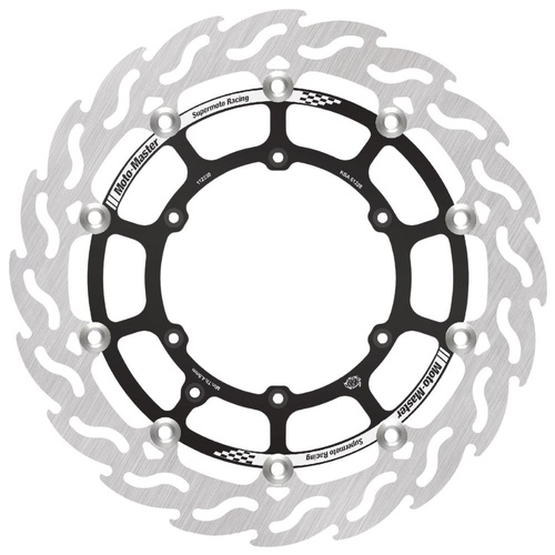 Moto-Master Beta 320mm Supermoto Front Left Flame Floating Racing Disc