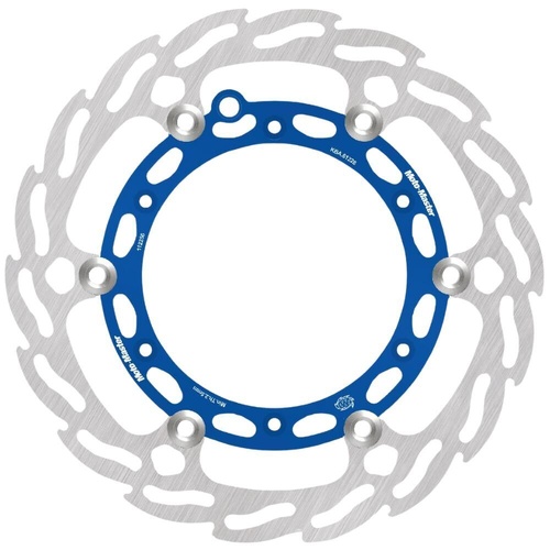 Moto-Master KTM 450 EXC-F 2002-2026 Blue 260mm Front Flame Floating Disc