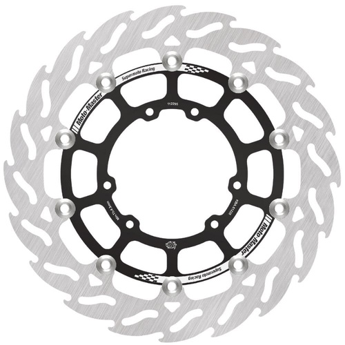 Moto-Master Vertemati 300mm Supermoto Front Left Flame Floating Racing Disc (MM-112295)