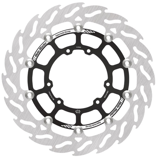 Moto-Master Vertemati 300mm Supermoto Front Left Flame Floating Racing Disc