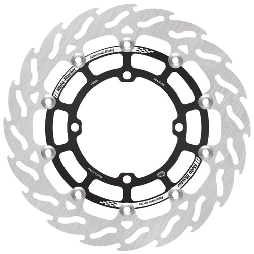 Moto-Master Kawasaki 300mm Supermoto Front Left Flame Floating Racing Disc