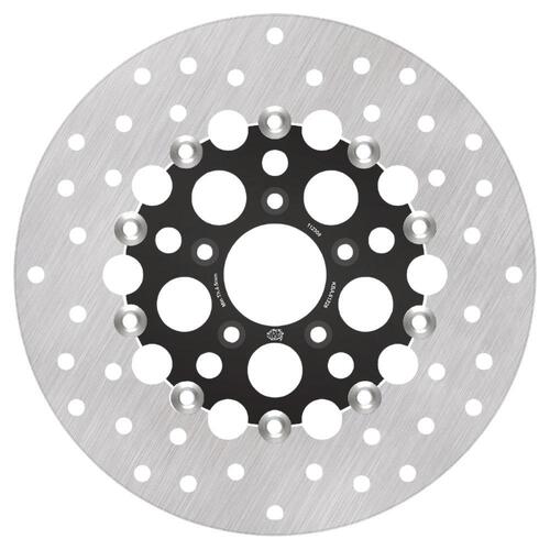 Moto-Master Harley Davidson FLHRSI 88 ROAD KING CUSTOM 2004-2007 Streetbike Left Front Kingman Disc with Aluminium Carrier