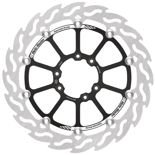 Moto-Master TM 320mm Supermoto Front Left Flame Floating Racing Disc