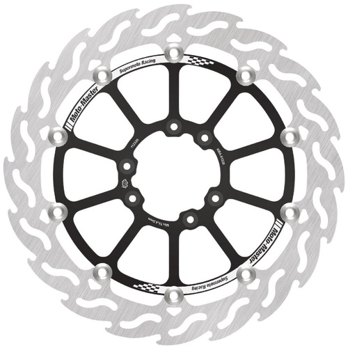 Moto-Master TM CC 250 FI ES 4T 2019-2025 320mm Supermoto Front Flame Floating Racing Disc