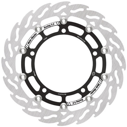 Moto-Master Kawasaki Streetbike Left Front Flame Floating Disc (MM-112392)