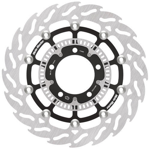 Moto-Master Kawasaki Streetbike Left Front Flame Floating Disc (MM-112420)