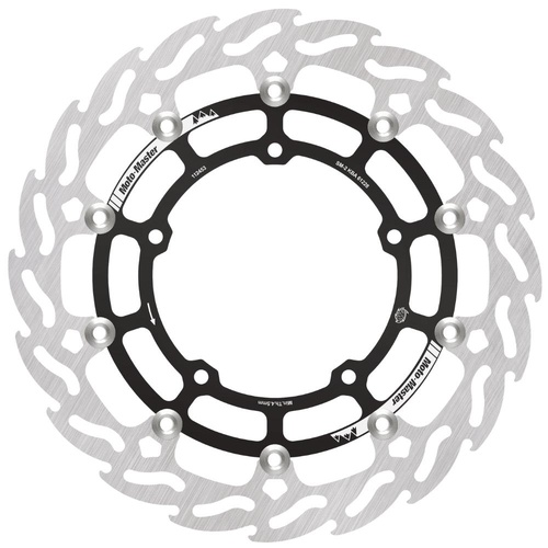 Moto-Master Yamaha 320mm Supermoto Front Left Flame Floating Racing Disc