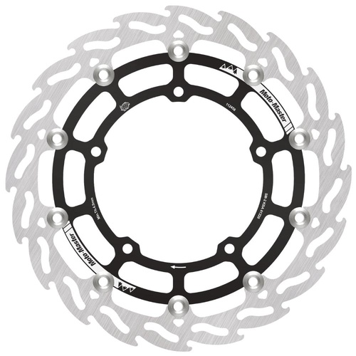 Moto-Master Yamaha 300mm Supermoto Front Right Flame Floating Racing Disc