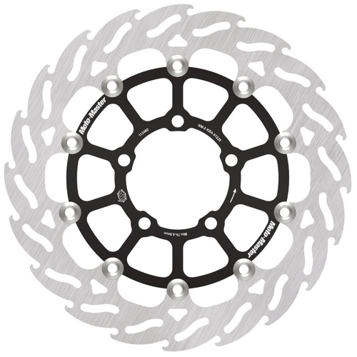 Moto-Master Triumph Streetbike Left Front Flame Floating Disc (MM-112460)